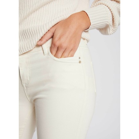 PETRA1 - Jeans skinny a vita bassa | Beige