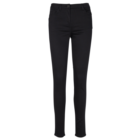 PZERI - Jeans skinny con dettagli in strass | Nero