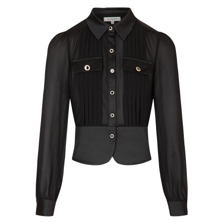 CLOCLO - Camicia con colletto | Nero