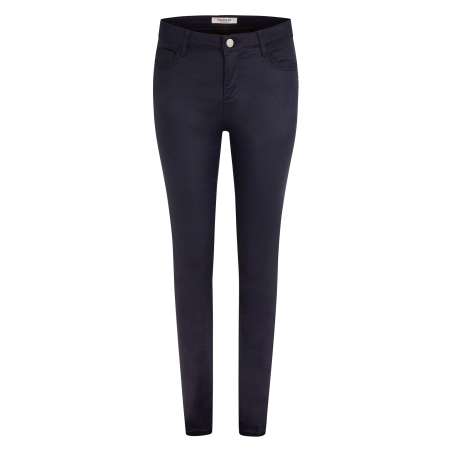 PFRASHI - Pantaloni skinny in misto cotone spalmato | Blu