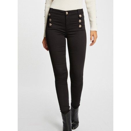 PAME - Pantalone skinny in misto cotone | Nero