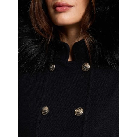 GMARIE - Cappotto dritto in lana | Blu