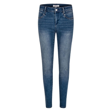 PYAM - Jeans slim fit 7/8 | Blu