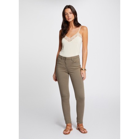 PRETTY - Jeans skinny in misto cotone | Verde