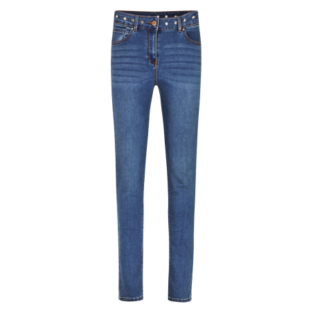 PABLO - Jeans slim a vita alta in misto cotone | Blu