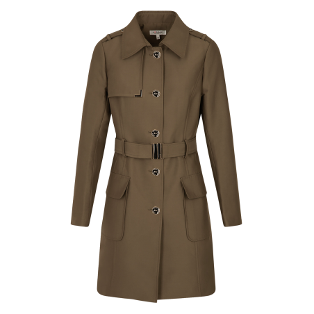 GINAI - Trench collo a rever | Verde