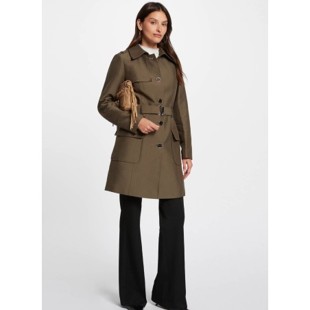 GINAI - Trench collo a rever | Verde