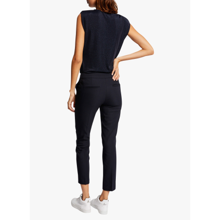 PLIME.F - Pantaloni slim 7/8 in misto cotone | Blu