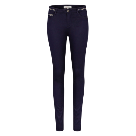 PALONA - Pantaloni slim cerati | Blu