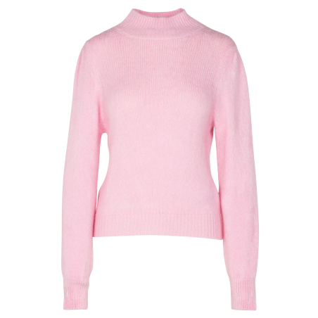 MLEONAR - Maglione dritto a collo alto | Rosa