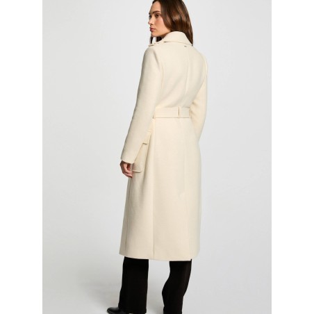 GANASH - Cappotto lungo con cintura | Beige