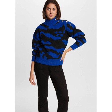 MFELIX - Maglione a righe zebra | Blu