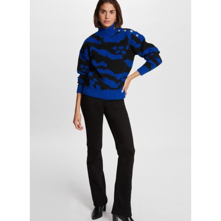 MFELIX - Maglione a righe zebra | Blu