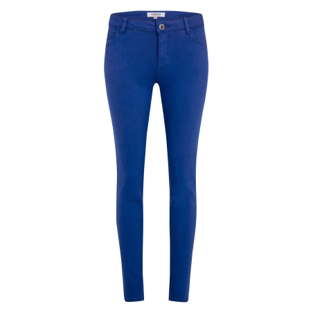 PETRA - Pantaloni skinny a vita bassa | Blu