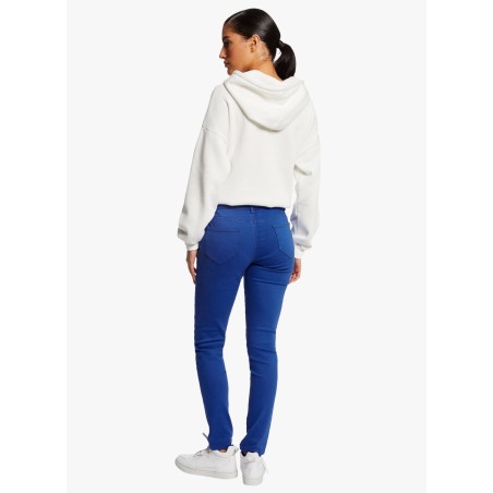 PETRA - Pantaloni skinny a vita bassa | Blu