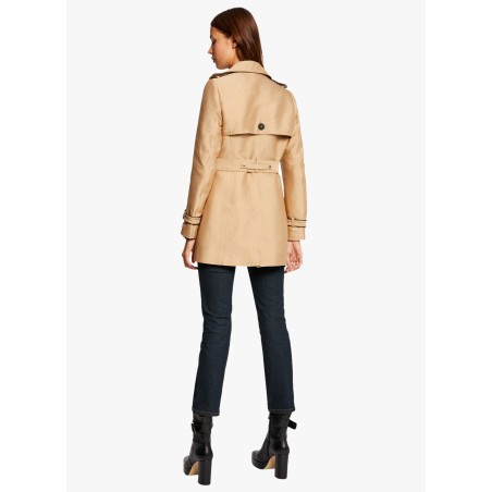 Trench dritto doppiopetto | Beige