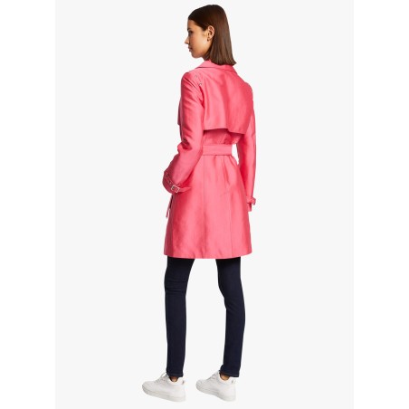 GIKA - Trench-coat dritto con cintura | Rosa