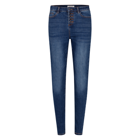 PJEAN1 - Jeans slim in misto cotone | Blu