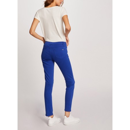 PETRA - Pantaloni skinny a vita bassa | Blu