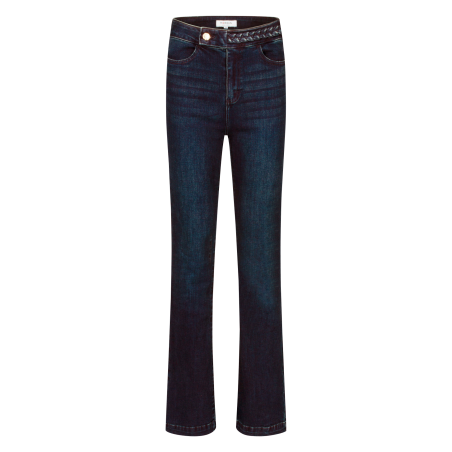 PKELY - Jeans dritti con dettagli intrecciati | Blu