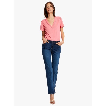 PDROIT - Jeans flare in cotone | Blu