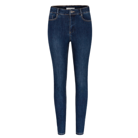 PAM - Jeans slim a vita alta 7/8 | Blu