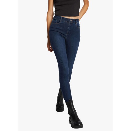 PAM - Jeans slim a vita alta 7/8 | Blu