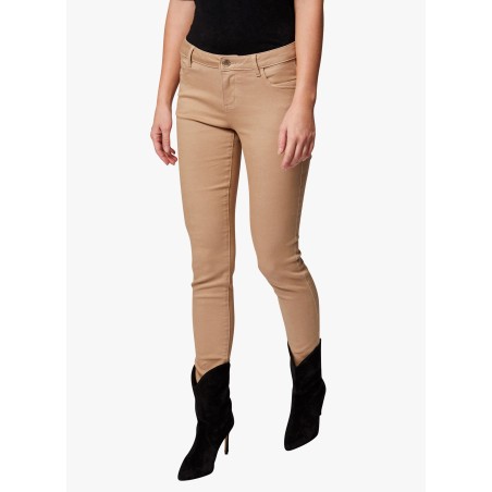 PETRA1 - Jeans slim | Beige