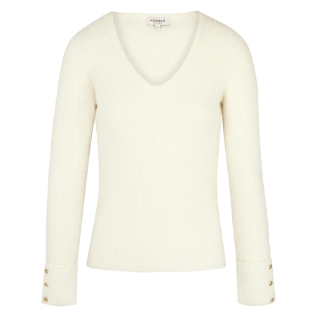 MOOVE - Maglione scollo a V | Beige