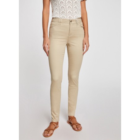 PIOUBA - Jeans skinny in misto cotone | Beige