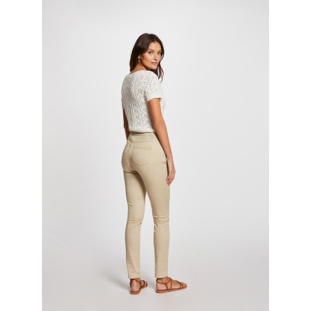 PIOUBA - Jeans skinny in misto cotone | Beige