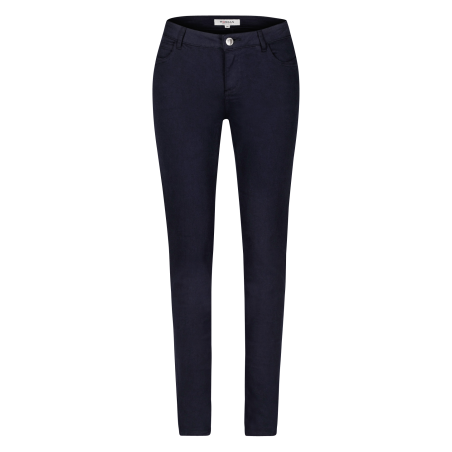 PETRA - Pantaloni skinny a vita bassa | Blu