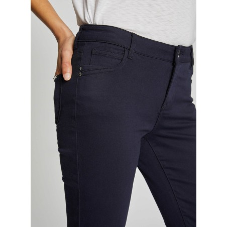 PETRA - Pantaloni skinny a vita bassa | Blu