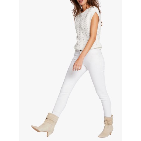 PETRA1 - Jeans skinny a vita bassa | Bianco