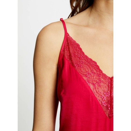 OPAMI - Top in pizzo | Rosa