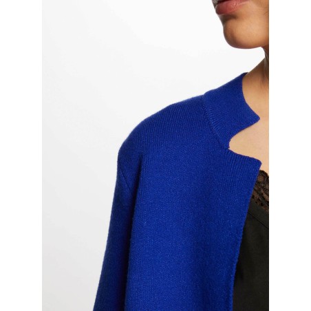 Cardigan aperto | Blu