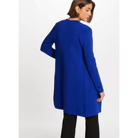 Cardigan aperto | Blu